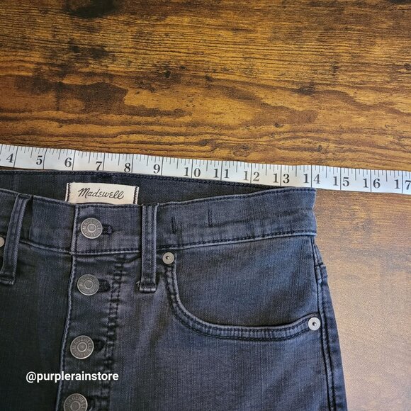 Madewell Jeans 28 Cali Demi Bootcut Hi Rise Bellspring Wash AA897 Tummy Control - Picture 8 of 13